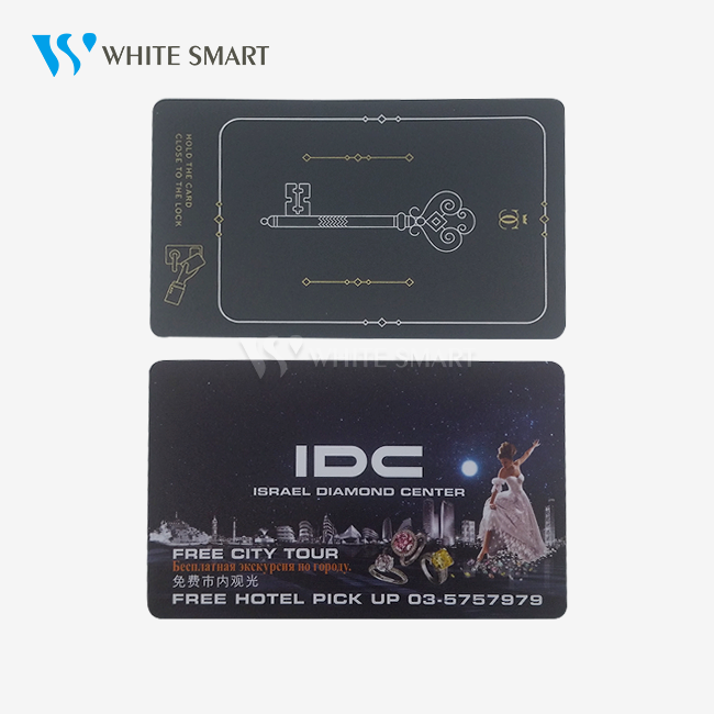 Plastic hotel Door key card